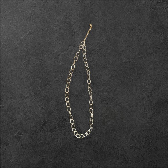 R. J. Graziano Long Gold Tone Loop Chain Necklace 32"  With Lobster Clasp - Picture 7 of 11